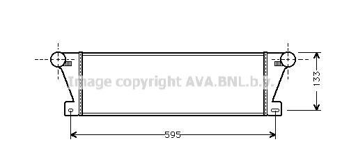 AVA QUALITY COOLING Интеркулер BW4177